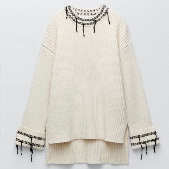 Zara KNIT SWEATER bloggers favorite - Picture 2 of 8